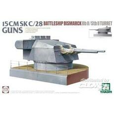 15 CMSK C/28 BATTLESHIP BISMARCK Bb II/Stb II Turret in 1:72