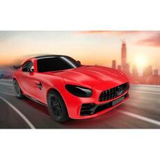 Build \'n Race Mercedes-AMG GT R, rot Auto-Bausatz mit Rückziehmotor für Kinder ab 4