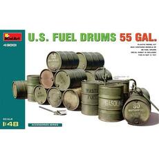 U.S. Fuel Drums 55 Gal. in 1:48