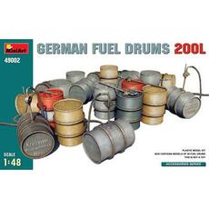German Fuel Drums 200L in 1:48