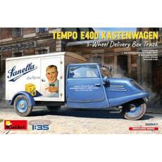 Tempo E400 Kastenwagen 3-Wheel Delivery Box Track in 1:35