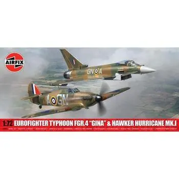 1/72 Eurofighter Typhoon FGR.4 (GINA) + Hawker Hurricane Mk.I