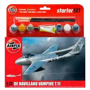 1/72 Medium Starter Set, De Havilland Vampire T11