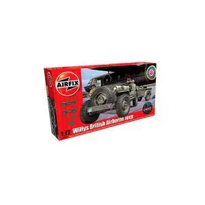 1/72 Willys Jeep Trailer & Howitzer