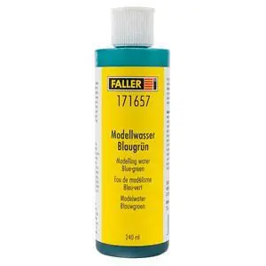 Modellwasser, blaugrün