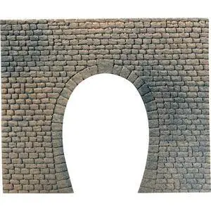 Dekorplatte Tunnelportal, Naturstein-Quader