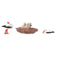 Figuren-Set mit Mini-Sound-Effekt Störche