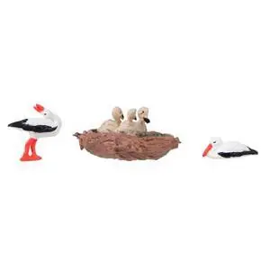 Figuren-Set mit Mini-Sound-Effekt Störche