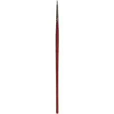 Rundpinsel mit brauner Spitze, synthetisch, Größe 6