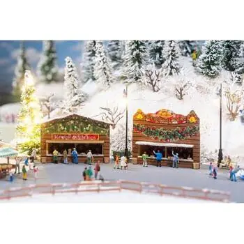 2 Weihnachtsmarktbuden