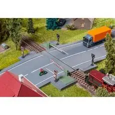 Bahnschranke mit Antriebsteilen