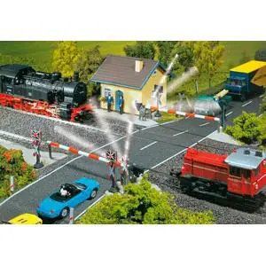 Beschrankter Bahnübergang