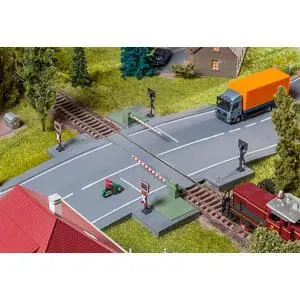 Bahnschranke mit Antriebsteilen