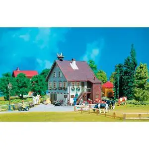 Haus mit Storchennest