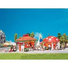 Kiosk und Pilzkiosk