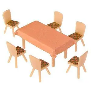 4 Tische und 24 Stühle