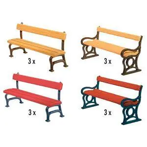 12 Parkbänke