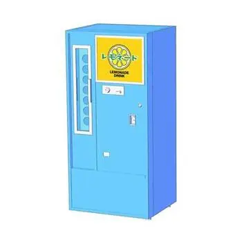 1/12 Nostalgischer Automat, Saftflaschen