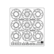 1/12 Photo-Tz-Teile für Kawasaki Gpz900R