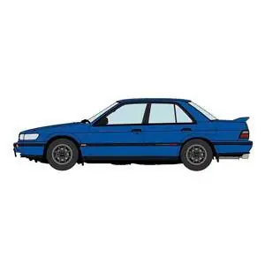 1/24 Nissan Bluebird 4-Türer Sedan SSS-Attesta Limited mit Spoiler