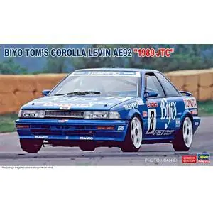 1/24 Biyo Tom`s Corolla Levin AE92, 1989 JTC