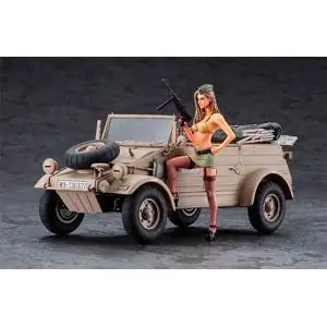 1/24 K1 Kübelwagen 82 mit blonder Frau