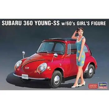 1/24 Subaru 360 Young ss mit 60er Jahre Girl