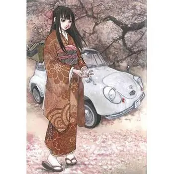 1/24 Subaru 360 Deluxe mit Figur