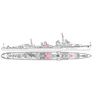 1/700 IJN Mindegumo, Waterline