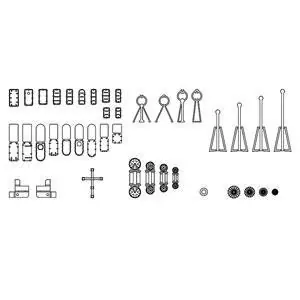 1/700 Japanische Schiffe, Aufrüstteile Set B