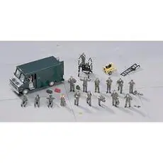 1/72 US Piloten und Bodencrew