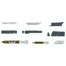 1/72 Flugzeug Waffenset IX