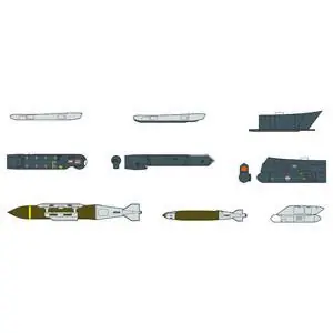 1/72 Flugzeug Waffenset IX