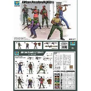 1/35 Afrikanische Freiheitskämpfer, 6 Figuren