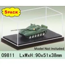 Vitrine, 90 x 51 x 38 mm, 5er Pack