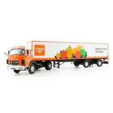 1/43 Saurer D290B Frontlenker Sattelzug Coop *