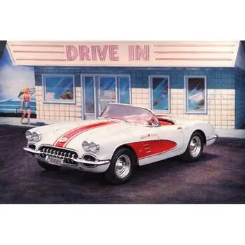 1/25 U.S. Route 66 1960 Chevrolet Corvette Cabriolet