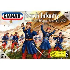 1/72 Krim-Krieg: Französische Infanterie *
