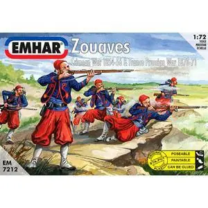1/72 Krim-Krieg: Französische Zuaven Soldaten *