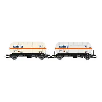 RENFE, 2-tlg. Set 2-achs. Gaskesselwagen Zgkk, Saltra