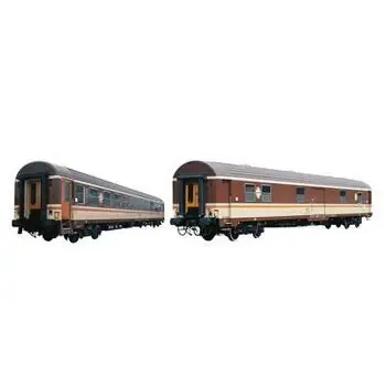 RENFE, 2-Einheits-Packung Estrella Galicia, BBL-9600 + DDE-10400, Estrella-Lackierung mit orang