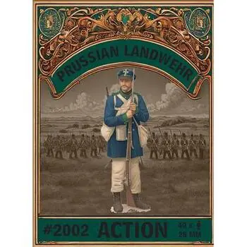 28 mm Preussiche Landwehr, in Aktion