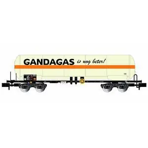 SNCB, Gaskesselwagen in weißer Lackierung, GANDAGAS