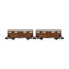 FS, zweiteilige Gs-Kombis, braun, eine mit rotem hinteren Licht, Ep. IV FS, zweiteilige Gs-Kombis, braun, eine mit rotem hinteren Licht, Ep. IV