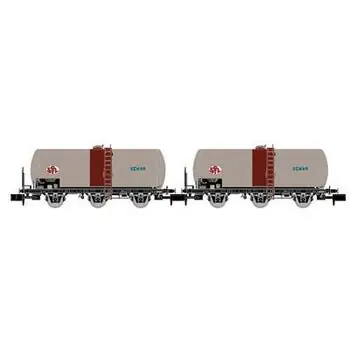 SNCF, 2-tlg. Set dreiachsiger Weinkesselwagen, SGTL SEWAR