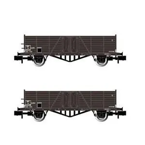 SNCF, 2-tlg. Set 2-achs. offene Güterwagen Tow, mit Kohle