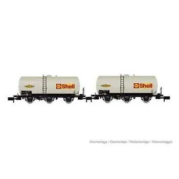 SNCF, 2-tlg. Set 3-achs. Kesselwagen Uh