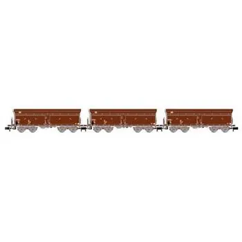 DB AG, 3-tlg. Set Selbstentladewagen der Bauart Fals164