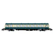 DB, vierachsiger Dieseltriebwagen BR 627.0, blau/beige, Ep. IV DB, vierachsiger Dieseltriebwagen BR 627.0, blau/beige, Ep. IV