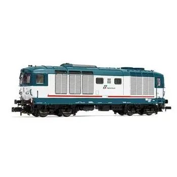 FS, Diesellokomotive D.445 der 3. Bauserie mit vier Stirnlampen